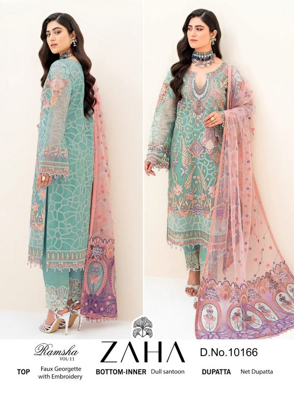 ZAHA 10166 RAMSHA VOL 11 SALWAR SUITS