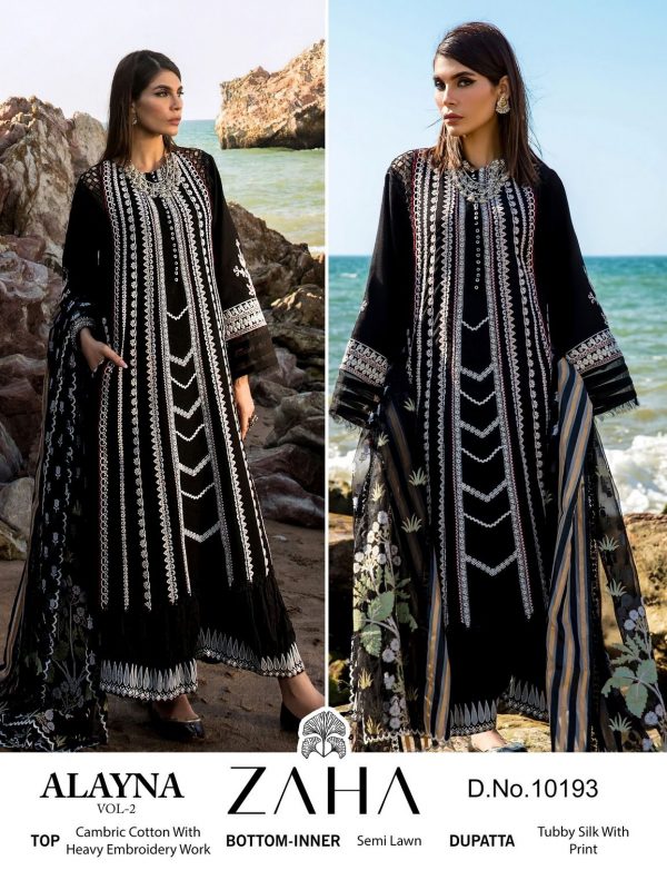 ZAHA 10192 TO 10195 ALAYNA VOL 2 PAKISTANI SUITS