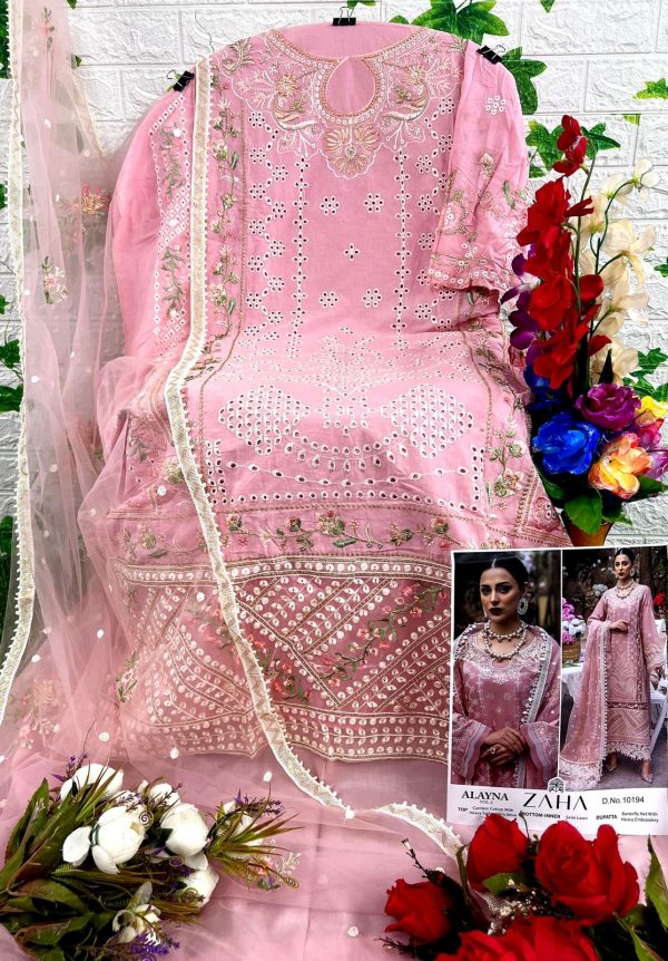 ZAHA 10192 TO 10195 ALAYNA VOL 2 PAKISTANI SUITS