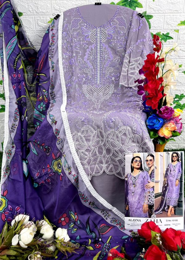 ZAHA 10192 TO 10195 ALAYNA VOL 2 PAKISTANI SUITS