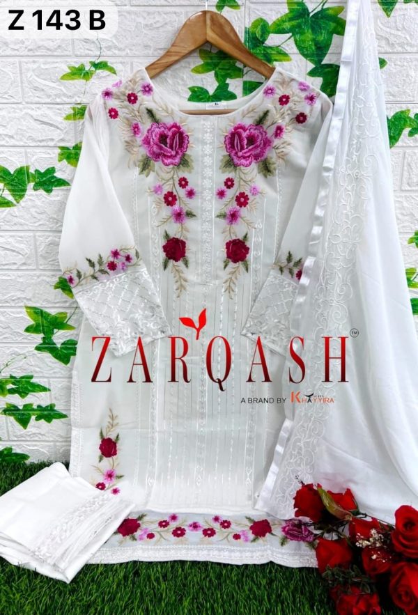 ZARQASH Z 143 B READYMADE SUITS WHOLESALE