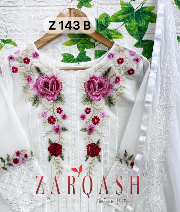 ZARQASH Z 143 B READYMADE SUITS WHOLESALE