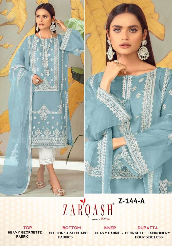 ZARQASH Z 144 A TO D READYMADE SUITS WHOLESALE