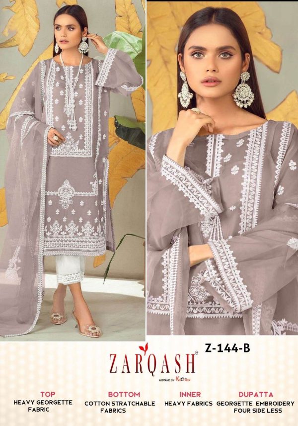 ZARQASH Z 144 A TO D READYMADE SUITS WHOLESALE