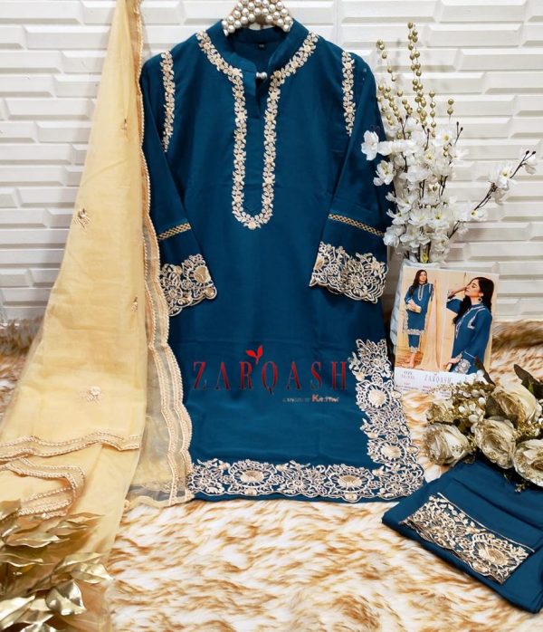 ZARQASH Z 150 A READYMADE PAKISTANI SUITS