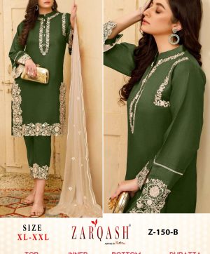 ZARQASH Z 150 B READYMADE PAKISTANI SUITS