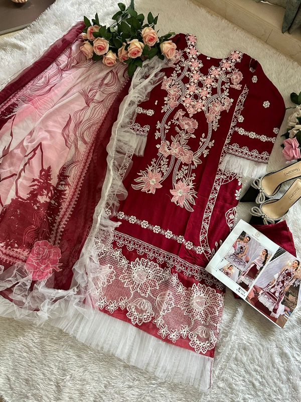 ZIAAZ DESIGNS 326 D PAKISTANI SALWAR SUITS