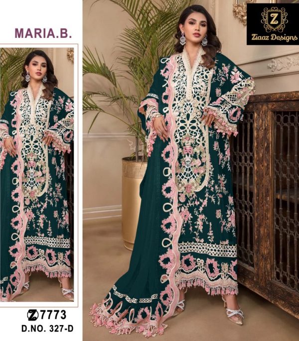 ZIAAZ DESIGNS 327 D MARIA B SALWAR SUITS