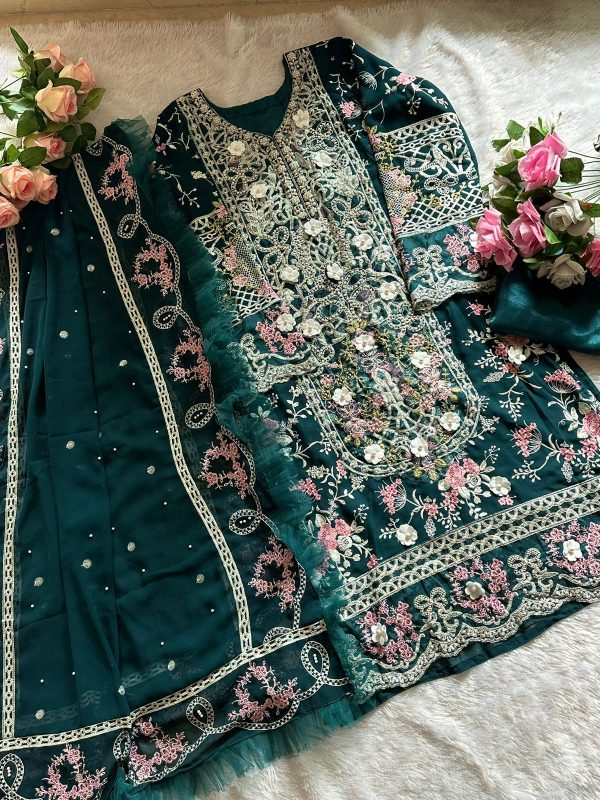 ZIAAZ DESIGNS 327 D MARIA B SALWAR SUITS