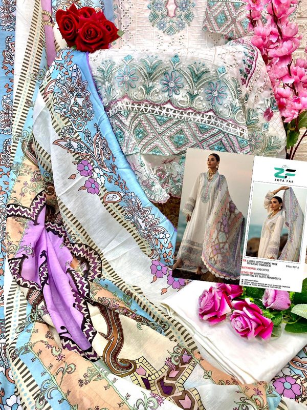 ZOYA FAB 107 A PAKISTANI SUITS MANUFACTURER