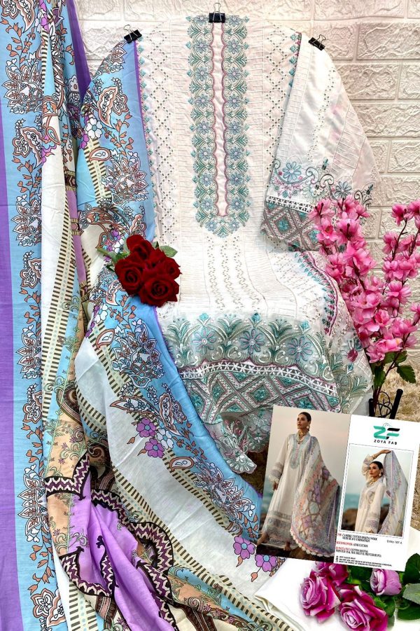 ZOYA FAB 107 A PAKISTANI SUITS MANUFACTURER