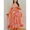 AD ORANGE MADHURI THAKKAR COTTON SUITS