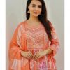 AD ORANGE MADHURI THAKKAR COTTON SUITS