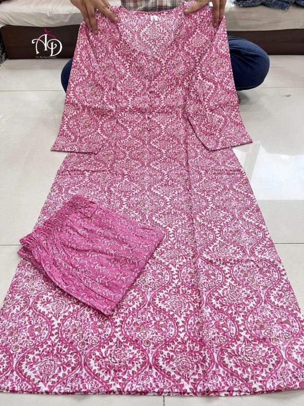 AD PINK DESIGNER KURTI WHOLESALE