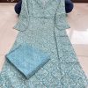 AD SEA GREEN DESIGNER KURTI WHOLESALE