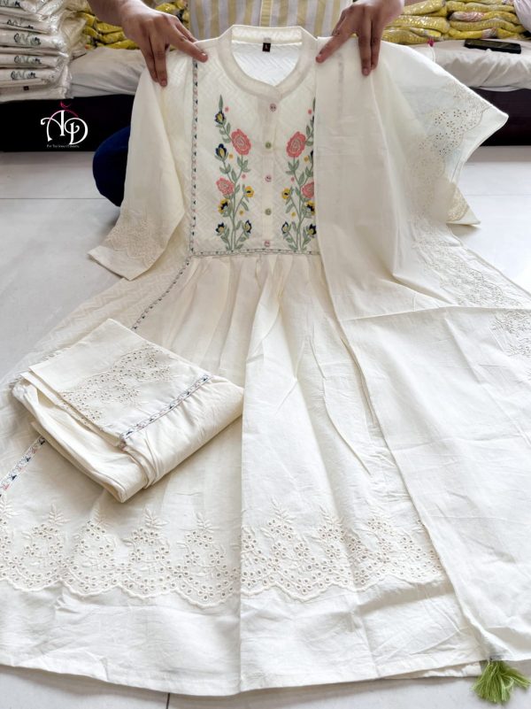 AD WHITE SHIFLI DESIGNER READYMADE WHOLESALE