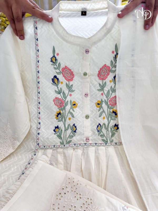 AD WHITE SHIFLI DESIGNER READYMADE WHOLESALE