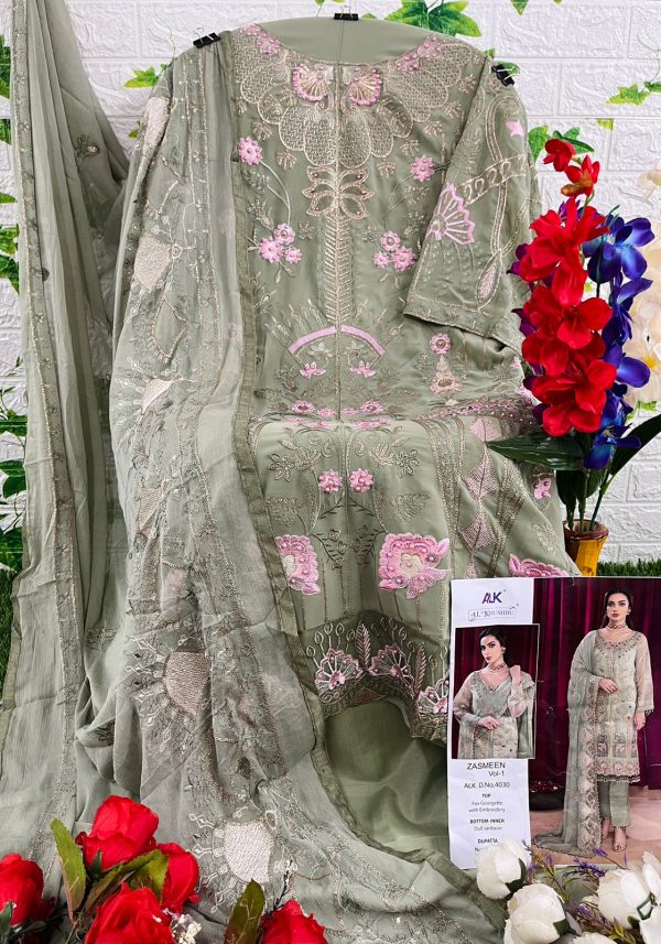 AL KHUSHBU ALK 4030 TO 4033 ZASMEEN VOL 1 SUITS