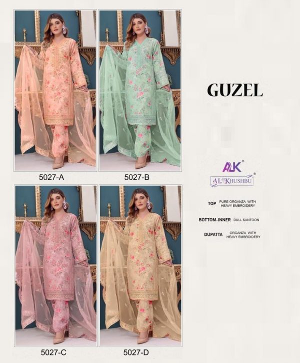 AL KHUSHBU ALK 5027 A TO D READYMADE SALWAR SUITS