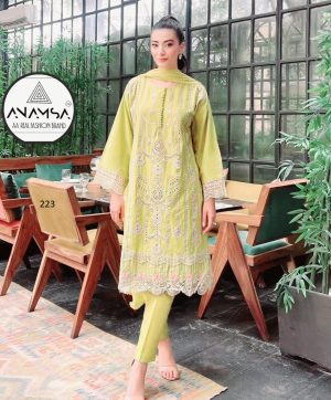 ANAMSA 223 PAKISTANI SUITS MANUFACTURER