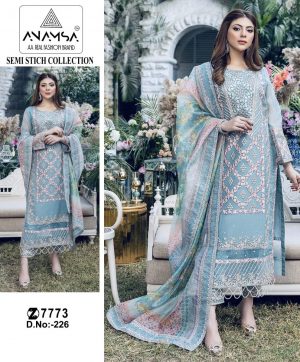 ANAMSA 226 PAKISTANI SUITS MANUFACTURER