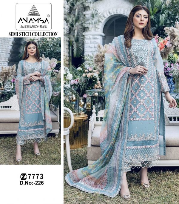 ANAMSA 226 PAKISTANI SUITS MANUFACTURER