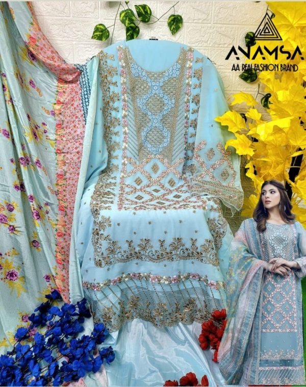 ANAMSA 226 PAKISTANI SUITS MANUFACTURER