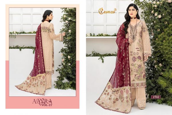 COSMOS 2701 TO 2706 AAYRA VOL 27 SALWAR SUITS