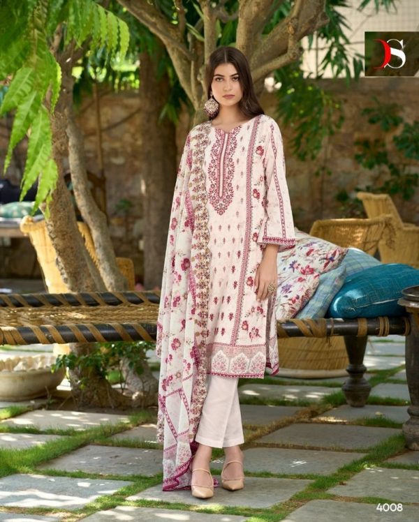 DEEPSY SUITS 4008 BIN SAEED LAWN 4 SALWAR SUITS