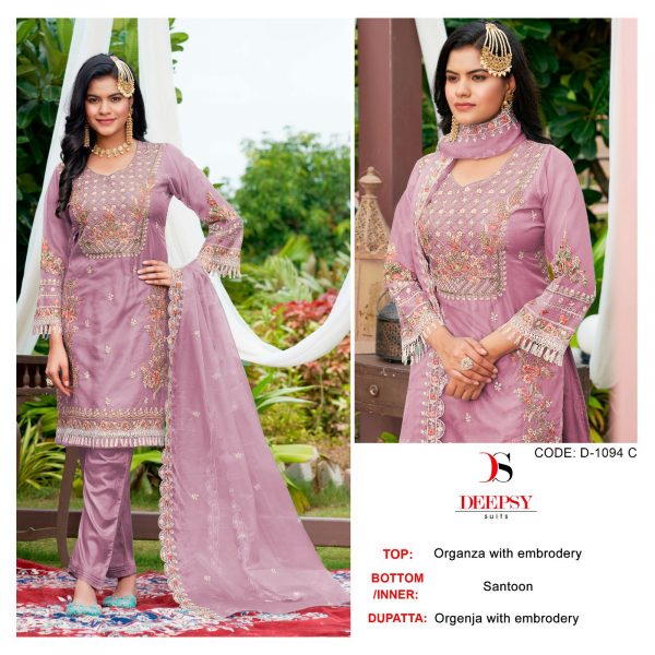 DEEPSY SUITS D 1094 A TO D PAKISTANI SALWAR SUITS