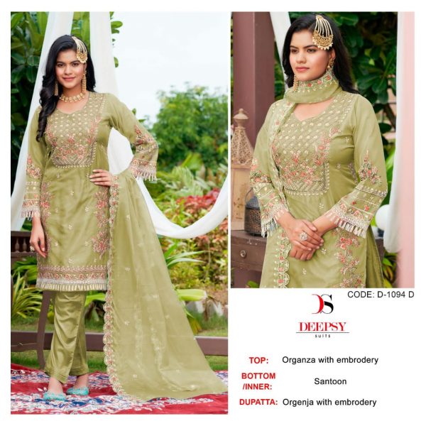 DEEPSY SUITS D 1094 A TO D PAKISTANI SALWAR SUITS