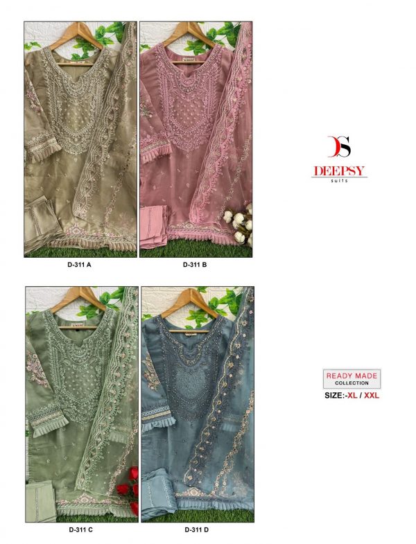 DEEPSY SUITS D 311 A TO D READYMADE SALWAR SUITS