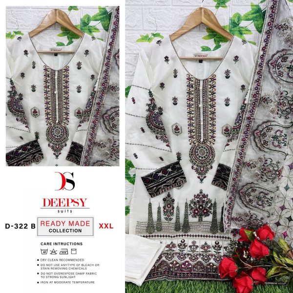 DEEPSY SUITS D 322 B READYMADE PAKISTANI SUITS