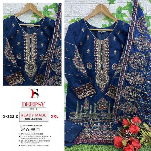 DEEPSY SUITS D 322 C READYMADE PAKISTANI SUITS