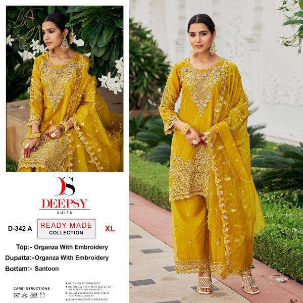 DEEPSY SUITS D 342 A TO D READYMADE PAKISTANI SUITS