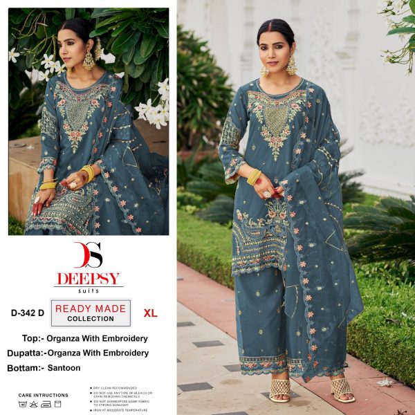 DEEPSY SUITS D 342 A TO D READYMADE PAKISTANI SUITS