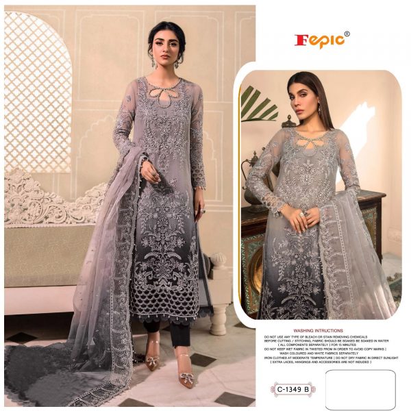 FEPIC C 1349 B ROSEMEEN PAKISTANI SUITS IN INDIA