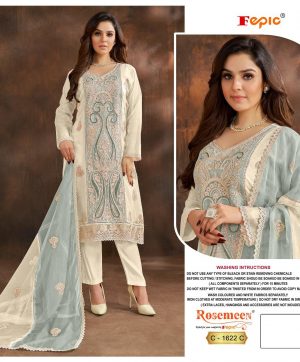 FEPIC C 1622 C ROSEMEEN PAKISTANI SUITS IN INDIA