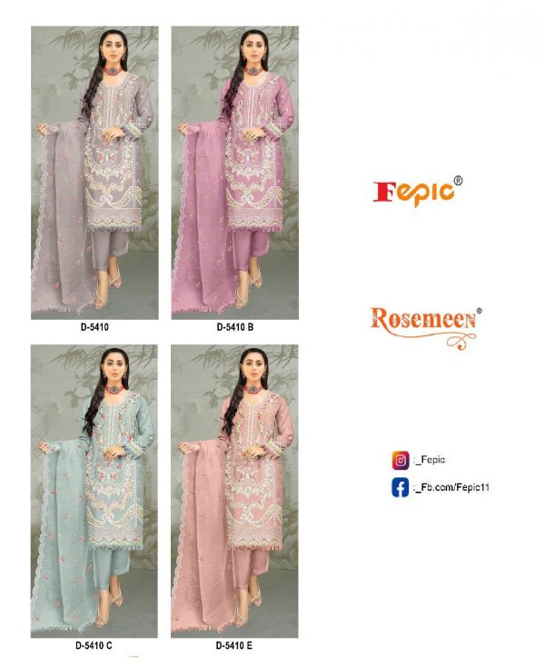 FEPIC D 5410 A TO D ROSEMEEN SERIES SALWAR SUITS