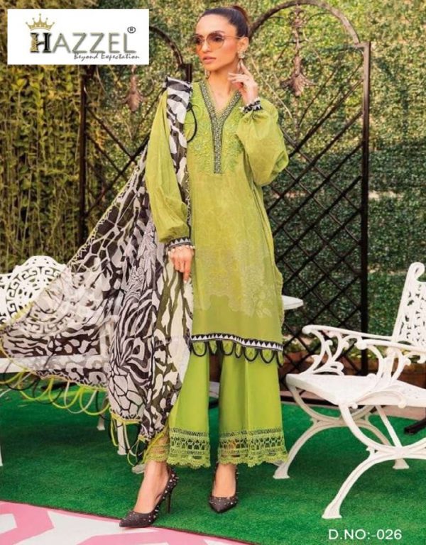 HAZZEL 026 MARIA B SALWAR SUITS WHOLESALE