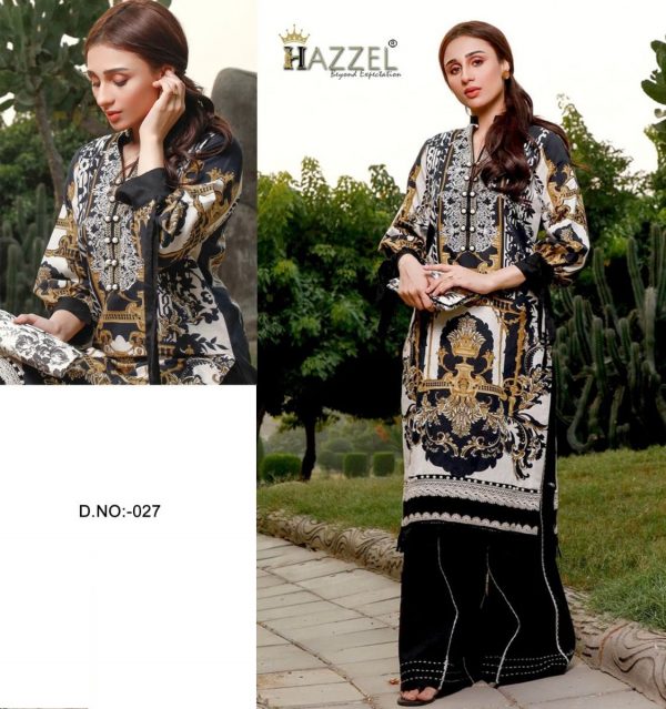 HAZZEL 027 PAKISTANI SUITS MANUFACTURER