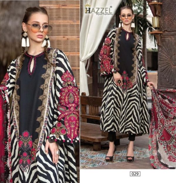 HAZZEL 029 PAKISTANI SUITS WHOLESALE