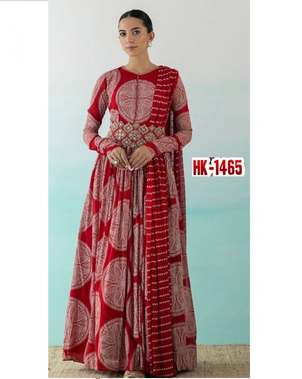 HK 1465 B DESIGNER GOWN MANUFACTURER