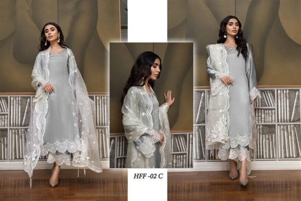 HOOR TEX HFF 02 B TO E READYMADE SALWAR SUITS