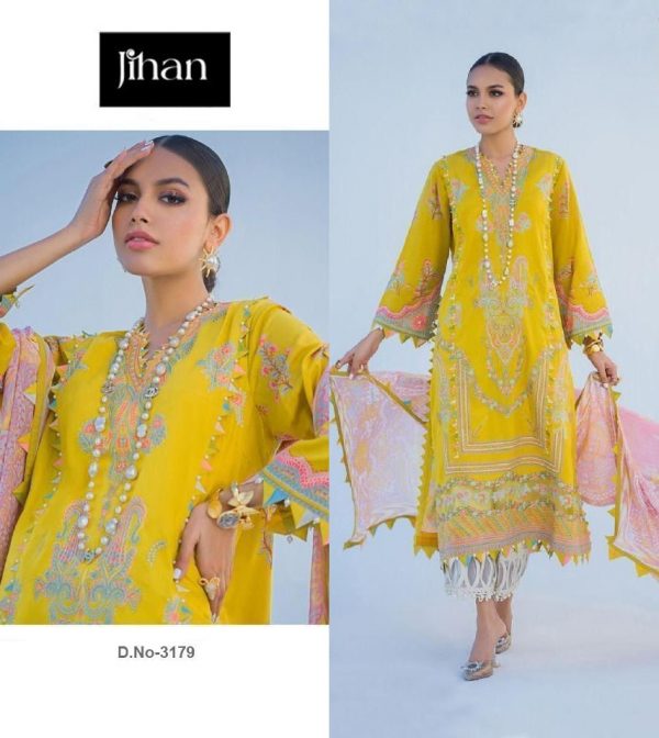 JIHAN 3179 PAKISTANI SUITS MANUFACTURER