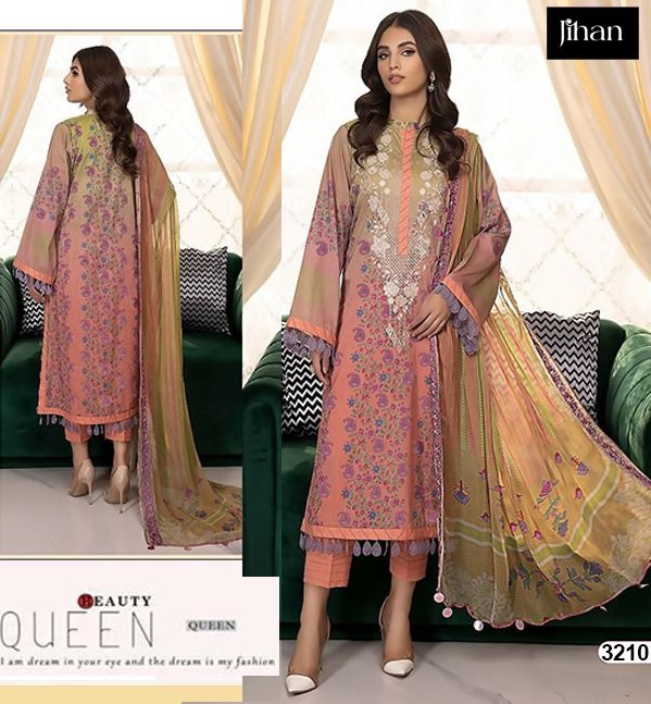 JIHAN 3210 PAKISTANI SUITS MANUFACTURER