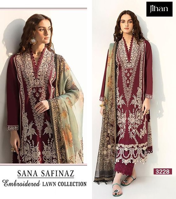 JIHAN 3228 SANA SAFINAZ PAKISTANI SUITS