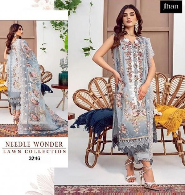 JIHAN 3246 NEEDLE WONDER LAWN COLLECTION