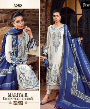 JIHAN 3252 MARIYA B PAKISTANI SUITS MANUFACTURER