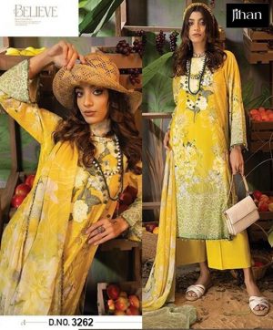 JIHAN 3262 PAKISTANI SALWAR SUITS WHOLESALE